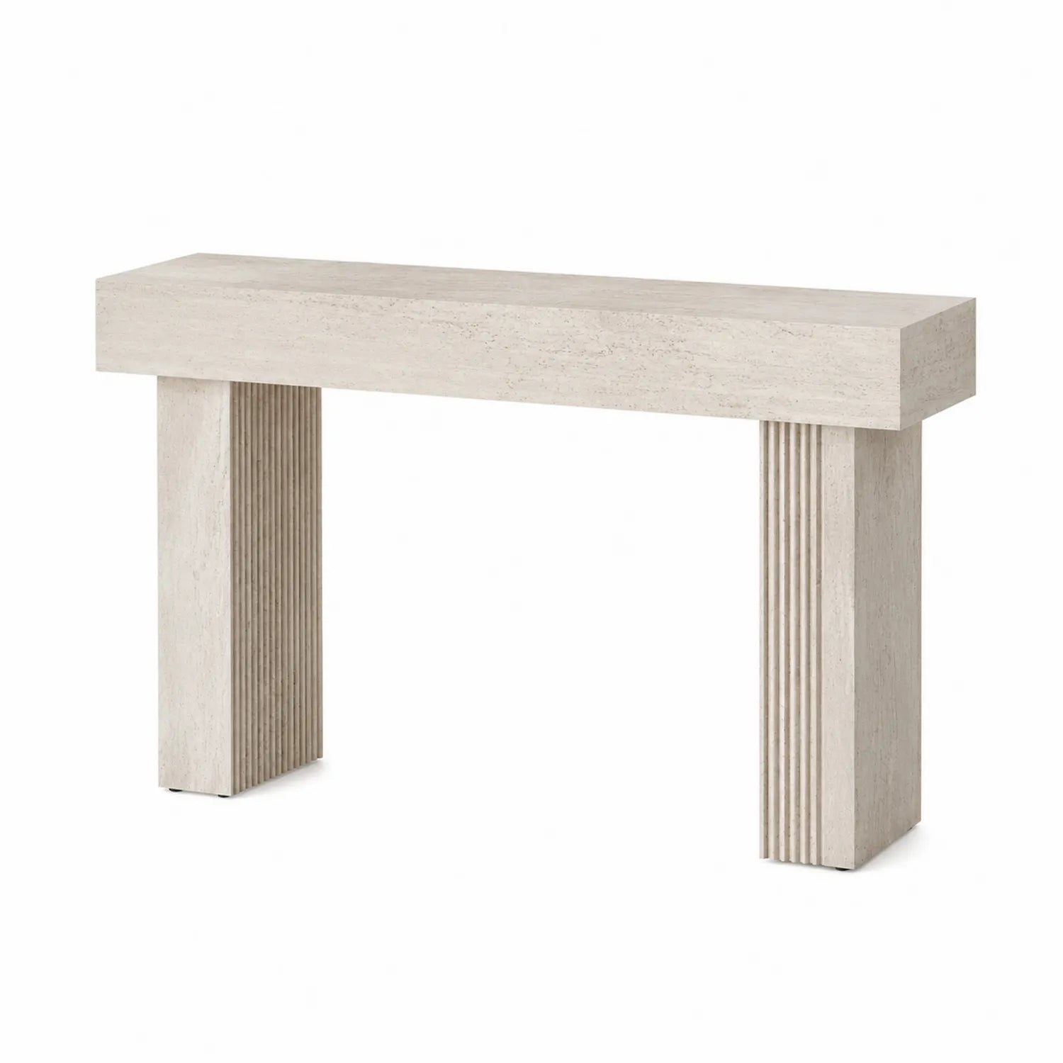 Konsolentisch aus Travertin 120 cm Beige